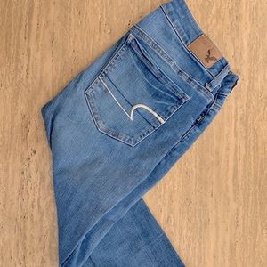 American eagle full length medium wash skinny Jean